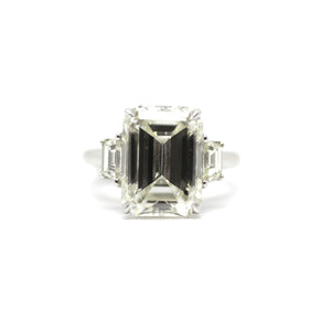 Emerald Cut Diamond Ring