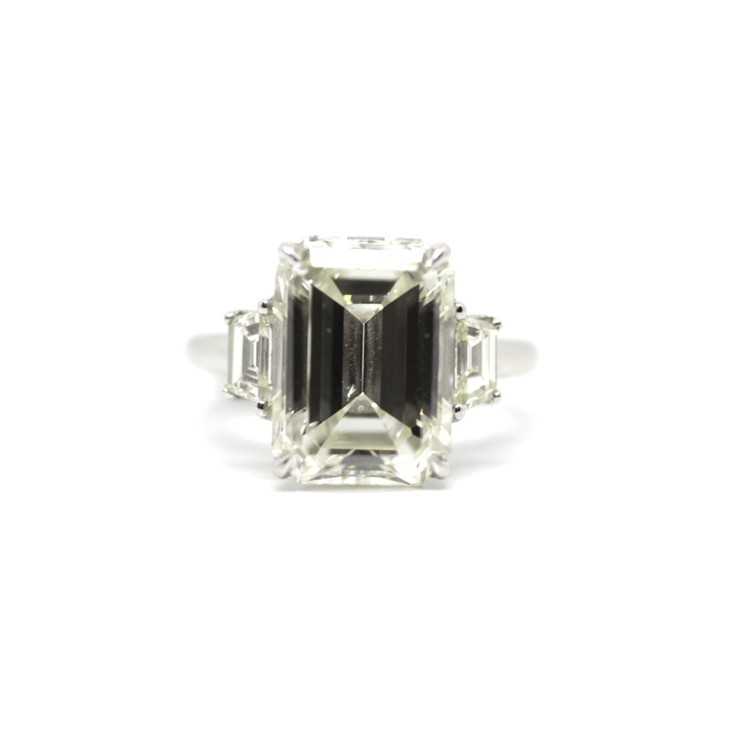 Emerald Cut Diamond Ring