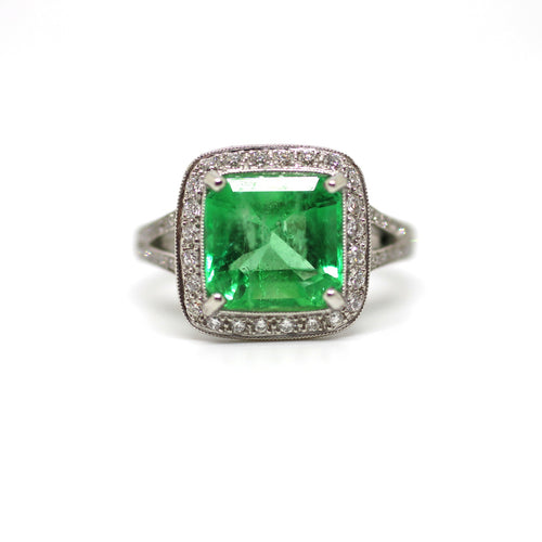 Emerald Diamond Ring