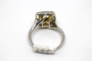 Fancy Light Yellow Diamond Ring