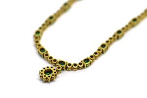 Emerald Diamond Necklace