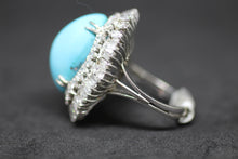 Load image into Gallery viewer, Turqoise diamond ring
