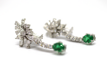 Load image into Gallery viewer, Emerald Earrings
