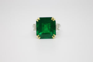 Emerald Diamond Ring