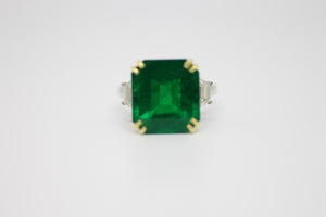 Emerald Diamond Ring