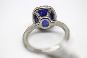 Sapphire Diamond Ring