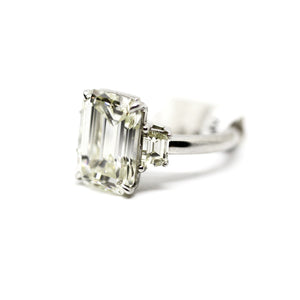 Emerald Cut Diamond Ring