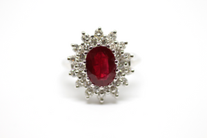 Ruby Diamond Ring