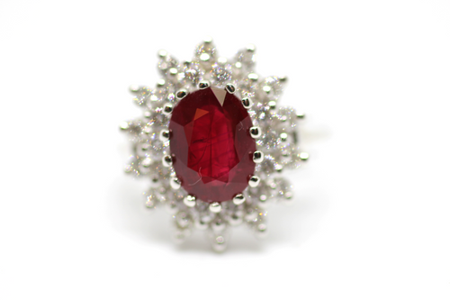 Ruby Diamond Ring