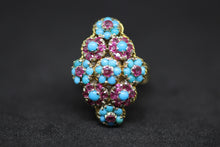 Load image into Gallery viewer, Ruby Turquoise Ring
