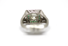 Load image into Gallery viewer, Emerald Diamond Ring
