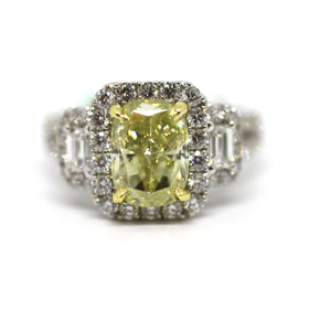 Fancy Yellow Diamond Ring