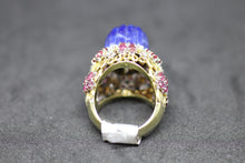 Load image into Gallery viewer, Lapis Ruby Ring
