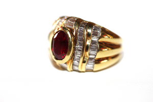 Ruby Diamond Ring