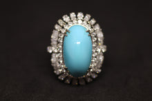 Load image into Gallery viewer, Turqoise diamond ring
