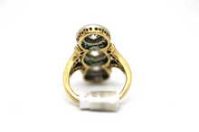 Load image into Gallery viewer, Emerald Diamond Ring
