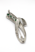 Load image into Gallery viewer, Emerald Pin &amp; Pendant
