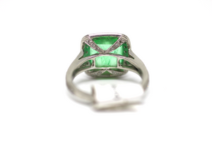 Emerald Diamond Ring