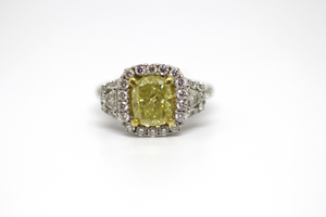 Fancy Yellow Diamond Ring