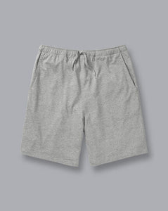 Cotton Jersey Shorts - Silver Grey