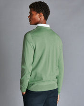 Load image into Gallery viewer, Merino V-Neck Sweater - Green
