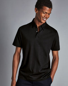 Smart Jersey Polo - Black