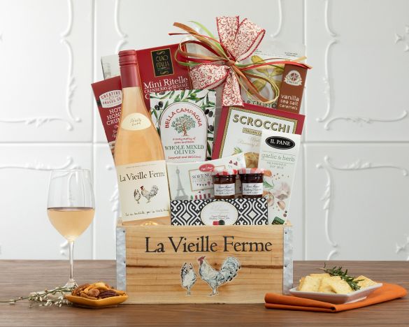 La Vieille Ferme Rose French Gift Basket