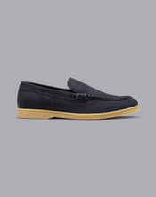 Load image into Gallery viewer, Suede Slip-On Shoes - French Blue
