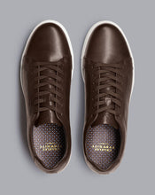 Load image into Gallery viewer, Leather Sneakers - Chocolate
