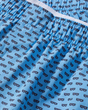 Load image into Gallery viewer, Glasses Motif Woven Boxers - Cornflower Blue
