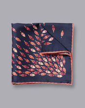 Load image into Gallery viewer, Duck Print Pocket Square - French Blue
