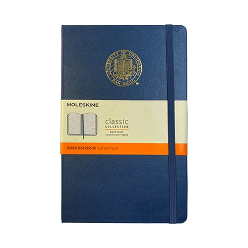401918 Notebook UCSD Seal Large Navy Ruled Hard Notebook