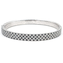 Load image into Gallery viewer, Sandra Biachi 18K White Gold with Black Diamond Bracelet.
