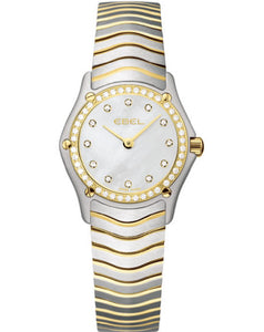 Ebel Ladies 1215262 Classic Mini Diamond Gold-Tone Watch