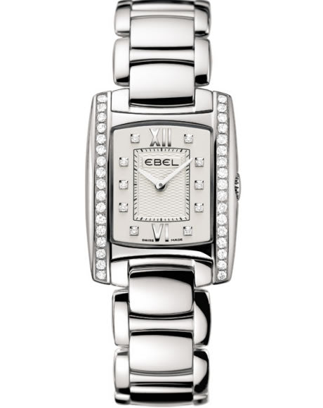 Ebel Ladies 1215606 Brasilla Mini Diamond Steel Watch