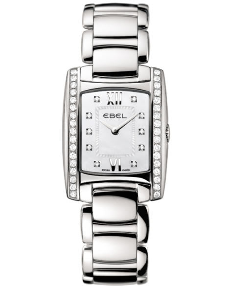 Ebel Ladies 1215607 Brasilla Mini Diamond Pearl Watch