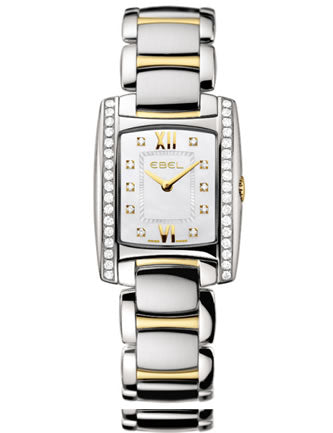 Ebel Ladies 1215769 Brasilla Mini Diamond Steel and Gold Watch