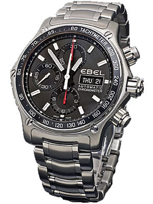 Ebel Men`s 1215795 1911 Discovery Chrono Automatic Steel Watch