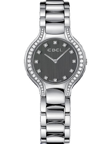 Ebel Ladies 1215867 New Beluga Mini Diamond Grey Dial