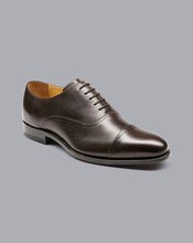 Load image into Gallery viewer, Leather Oxford Shoes - Dark Chocolate
