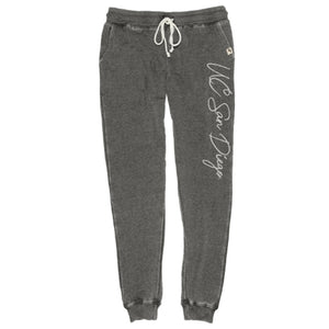 Burnout Wash Fleece Women's Pants by Blue 84 - Charcoal