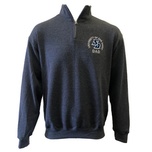 Load image into Gallery viewer, Dad - Uni of SD/SD 1/4 Zip Sweatshirt
