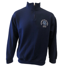 Load image into Gallery viewer, Dad - Uni of SD/SD 1/4 Zip Sweatshirt
