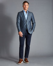 Load image into Gallery viewer, Linen Cotton Jacket - Indigo Blue
