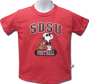 SDSU Toddler Snoopy Football Shirt