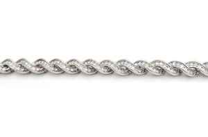 Sandra Biachi 14K White Gold Diamond Tennis Bracelet. Style: PWN16