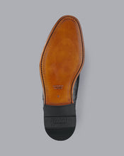 Load image into Gallery viewer, Leather Oxford Brogue Shoes - Black
