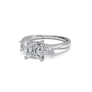 Ritani Three-Stone Diamond Engagement Ring Style: 1PCZ1237