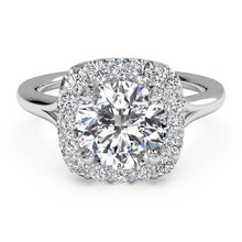 Load image into Gallery viewer, Ritani French-Set Halo Diamond Engagement Ring Style: 1RZ1322
