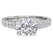 Load image into Gallery viewer, Ritani Double Double Row Diamond Engagement Ring Style: 1RZ1324
